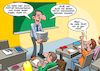 Cartoon: Mathematik (small) by Chris Berger tagged prozentrechnungen,mathematik,prozente,unterricht,rechnen,schüler,klasse,blöd,dummheit,rechenkünste