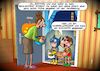 Cartoon: Nussallergie (small) by Chris Berger tagged allergiker,allergie,nuss,halloween,süssigkeiten