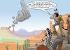 Cartoon: Querdenken im Wilden Westen (small) by Chris Berger tagged querdenker,ballweg,corona,leugner,covid,pandemie,wilder,westen,indianer,prärie