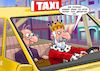 Cartoon: Taxi (small) by Chris Berger tagged taxi,taxifahrer,royal,könig,monarch