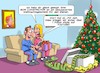Cartoon: Weihnachstgeschenk (small) by Chris Berger tagged social,network,xmas,weihnachten,geschenk,snake,schlange,boa,bite,love