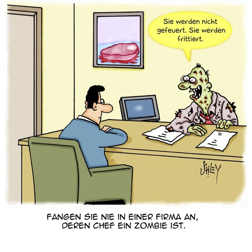Cartoon: Nicht gefeuert! (medium) by Karsten Schley tagged jobs,arbeit,arbeitnehmer,arbeitgeber,arbeitssicherheit,jobsicherheit,entlassungen,zombies,jobs,arbeit,arbeitnehmer,arbeitgeber,arbeitssicherheit,jobsicherheit,entlassungen,zombies