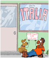 Cartoon: Bella Italia (small) by Karsten Schley tagged italien,rechtsruck,populismus,m5s,faschismus,demokratie,europa,immigration,flüchtlinge,oilitik,wahlen,grillo,wirtschaft,euro,pleite,misswirtschaft