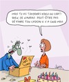 Cartoon: Bon anniversaire ! (small) by Karsten Schley tagged amour,famille,anniversaire,mariage,presents,animaux,chats
