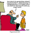 Cartoon: CEO Papa (small) by Karsten Schley tagged wirtschaft,business,väter,söhne,vaterschaft,jugend,gewerkschaften,gesellschaft,deutschland