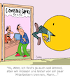 Cartoon: Entlassungen (small) by Karsten Schley tagged computerspiele,onlinefirmen,medien,personalabbau,technik,wirtschaft,umsätze,business,arbeitgeber,arbeitnehmer,gesellschaft