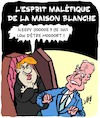 Cartoon: Esprit (small) by Karsten Schley tagged biden,trump,usa,elections,politique,republicains,democrates,societe