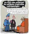 Cartoon: Executions (small) by Karsten Schley tagged etats,unis,trump,executions,politique,justice,tweets,loi,societe,peine,de,mort