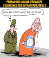 Cartoon: Extraterrestres (small) by Karsten Schley tagged pentagone,aliens,biden,etats,unis,ovnis,medias,societe,politique
