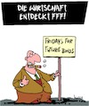 Cartoon: FFF und die Wirtschaft (small) by Karsten Schley tagged fff,wirtschaft,business,aktien,börse,kapitalismus,spekulation,geld,profite