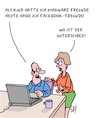 Cartoon: Freunde (small) by Karsten Schley tagged facebook,freunde,internet,computer,fake,realität,vereinsamung,gesellschaft,deutschland