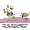 Cartoon: Gold-Medallie!! (small) by Karsten Schley tagged sport,olympia,wettkampf,leichtatletik,sprinter,doping,betrug,tiere,hunde
