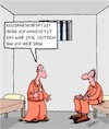 Cartoon: Gute Vorsätze (small) by Karsten Schley tagged neujahr,vorsätze,justiz,gesetze,kriminalität,gefängnisse,verbrechen,gesellschaft