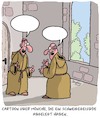 Cartoon: Im Kloster... (small) by Karsten Schley tagged mönche,glaube,religion,klöster,gelübde,christentum,männer,gesellschaft