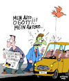 Cartoon: Katastrophe!!!! (small) by Karsten Schley tagged autos,verhältnismäßigkeit,flüchtlinge,gesellschaft,soziales,terror,krieg,flucht,politik,deutschland,europa