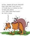 Cartoon: Lassie! Au secours! (small) by Karsten Schley tagged lassie,television,divertissement,medias,chiens,animaux