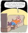Cartoon: Mauvaises Nouvelles (small) by Karsten Schley tagged journalisme,violence,presse,medias