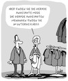 Cartoon: Neueste Mode (small) by Karsten Schley tagged mode,trends,meinungen,beliebigkeit,mainstream,business,medien,gesellschaft,politik