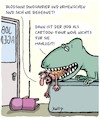 Cartoon: Nicht geeignet! (small) by Karsten Schley tagged jobs,arbeit,jobcenter,arbeitsvermittlung,cartoons,geschichte,urzeit,dinosaurier,evolution,biologie,gesellschaft