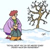 Cartoon: Pervers! (small) by Karsten Schley tagged winter,jahreszeiten,schnee,bäume,natur,pflanzen,eltern,kinder,perversion