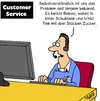 Cartoon: Problem (small) by Karsten Schley tagged kundenservice,verkauf,verkäufer,marketing,service,kunden,wirtschaft,business,geld