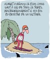 Cartoon: Record du Monde!! (small) by Karsten Schley tagged saut,ski,sports,records,vainqueurs,hiver,medias
