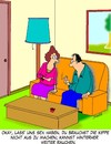Cartoon: Sex (small) by Karsten Schley tagged mann,frau,männer,frauen,beziehung,ehe,rauchen,sex,gesundheit,gesellschaft