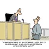 Cartoon: SO geht Kundenbindung! (small) by Karsten Schley tagged wirtschaft,business,kunden,verkaufen,verkäufer,kundenbindung,gesetz,wettbewerb,kriminalität