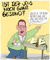 Cartoon: Spahn noch gesund? (small) by Karsten Schley tagged spahn,regierung,politik,hartz4,armut,gesundheitsministerium,empathie,arroganz,politikerdarsteller,gesellschaft,deutschland
