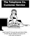 Cartoon: Telefon-Service (small) by Karsten Schley tagged telekommunikation telefongesellschaften kundenservice kunden wirtschaft technik gesellschaft deutschland