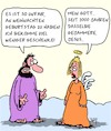 Cartoon: Unfair! (small) by Karsten Schley tagged geburtstag,weihnachten,christentum,glaube,religion,bibel,jesus,feiertage