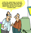 Cartoon: Urlaubsvertretung (small) by Karsten Schley tagged gesundheit,medizin,zahnmedizin,zahnärzte,ärzte,urlaub,ferien,urlaubsvertretung,patienten