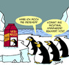 Cartoon: Vermisst! (small) by Karsten Schley tagged tiere,pinguine,natur,arktis
