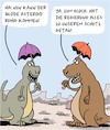 Cartoon: Vertraue der Regierung! (small) by Karsten Schley tagged regierung,politik,schutz,gesellschaft,gefahrenabwehr,asteroiden,dinosaurier,zivilschutz,deutschland