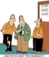 Cartoon: Yoga (small) by Karsten Schley tagged steuern,yoga,politik,wirtschaft,arbeitnehmer,steuerpolitik,abgaben