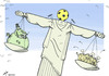 Cartoon: Equilibrazil (small) by rodrigo tagged brazil,protests,sao,paulo,rio,de,janeiro,rich,poor,poverty,transport,football,world,cup