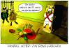 Cartoon: Hasiball (small) by Yavou tagged hase kaninchen zelle gefängnis jail knast kitchen polizei wärter hannibal lecter osterhase cartoon easter kartunz yavou