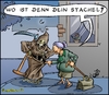 Cartoon: Der Stachel des Todes (small) by KritzelJo tagged tod,rhetorische,frage,frau,alter,sterben,straße