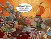 Cartoon: Psycho Vikings 3 (small) by Charmless tagged halloween,kürbis,wikinger