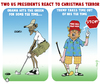 Cartoon: Christmas Terror Tee Time (small) by NEM0 tagged berlin,germany,terror,christmas,truck,attack,obama,trump,us,golf,nemo,nem0