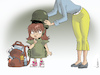 Cartoon: School Ready (small) by NEM0 tagged back,to,school,education,hardened,secured,security,guns,gun,control,culture,shootings,violence,kids,children,mom,girl,students,second,amendment,right,bear,arms,nemo,nem0