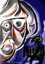 Cartoon: Ängie Merkel (small) by Wesam Khalil tagged cartoon,caricature,merkel,cdu,thüringen,wahlen,annulierungen,afd,fdp,tabus,grenzen,königin,politik,allmacht,parteien,ausgrenzungen,landtagswahlen,landtag
