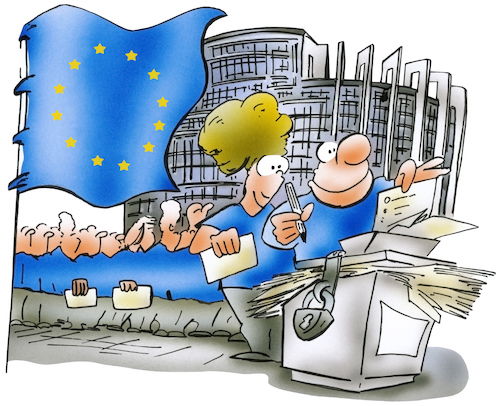 Cartoon: Europawahl 2 (medium) by HSB-Cartoon tagged europa,europawahl,europaparlament,europarat,europaabgeordneter,minister,brüssel,wahl,wähler,wahlgang,wahlurne,politik,politiker,eu,eupräsident,euro,wahlschein,wahlzettel,partei,cartoon,karikatur,karikaturzeichner,global,international,eumarkt,europaflagge,europa,europawahl,europaparlament,europarat,europaabgeordneter,minister,brüssel,wahl,wähler,wahlgang,wahlurne,politik,politiker,eu,eupräsident,euro,wahlschein,wahlzettel,partei,cartoon,karikatur,karikaturzeichner,global,international,eumarkt,europaflagge