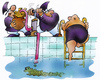 Cartoon: Badinvestition (small) by HSB-Cartoon tagged bad,freibad,schwimmen,kommune,politik,politiker,badegast,stadt,gemeinde,hallenbad,pumpe,investition,geld,karikatur,cartoon,airbrush