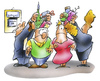 Cartoon: Bald ist Weihnachten (small) by HSB-Cartoon tagged weihnachten,xmas,vorweihnachtszeit,handel,einzelhandel,verkäufer,kunde,kaufen,kaufrausch