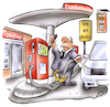 Cartoon: Benzinpreise (small) by HSB-Cartoon tagged tanken,tankstelle,tanksäule,spritpreise,benzin,super,diesel,e10,autofahrer,tank,aral,shell,esso,bp,total,kraftfahrstoff,kraftstoff,kraftstoffverbrauch