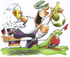 Cartoon: EM 2012 (small) by HSB-Cartoon tagged em,europameisterschaft,championship,fußball,soccer,deutschland,europa,sport,europameister,bier,ball,fußballspieler,spieler,airbrush