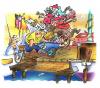 Cartoon: go on board (small) by HSB-Cartoon tagged sailing,boat,wheelbarrow,dock,sailor,