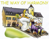 Cartoon: harmony (small) by HSB-Cartoon tagged married,harmony,husband,wife,couple,man,hochzeit,mann,frau,heirat,wedding,cartoon,marriage,karikatur,airbrush