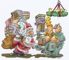 Cartoon: Santa Claus (small) by HSB-Cartoon tagged bildung,weihnachten,nikolaus,advent,buch